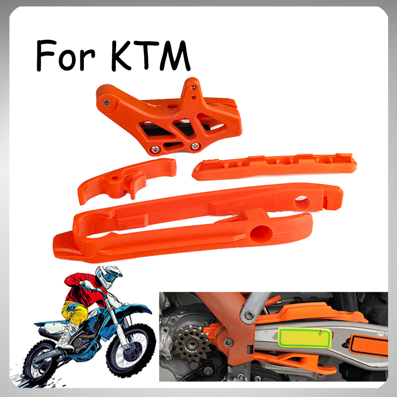 Chain Kit Motorcycle - Zestaw osłony łańcucha motocyklowego, prowadnicy łańcucha,