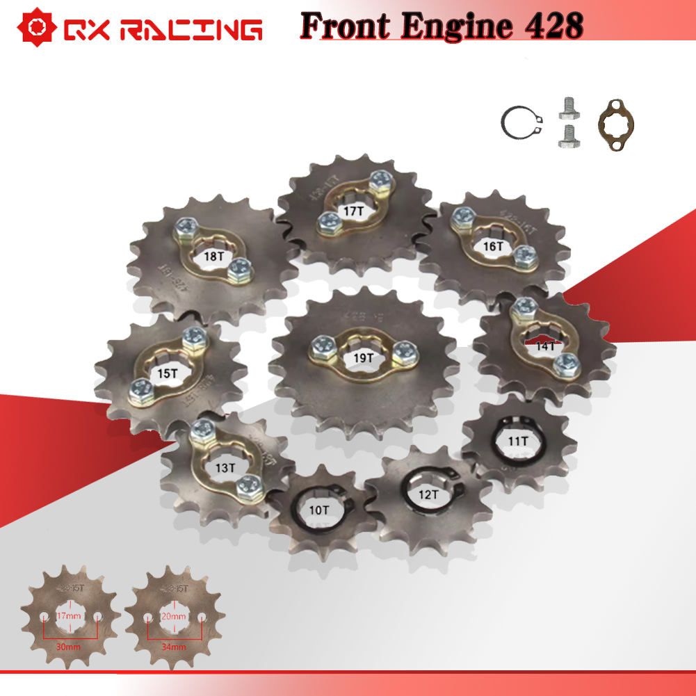 17 20mm 10T-19T Przednia zębat – 428 Chain recenzja i cena