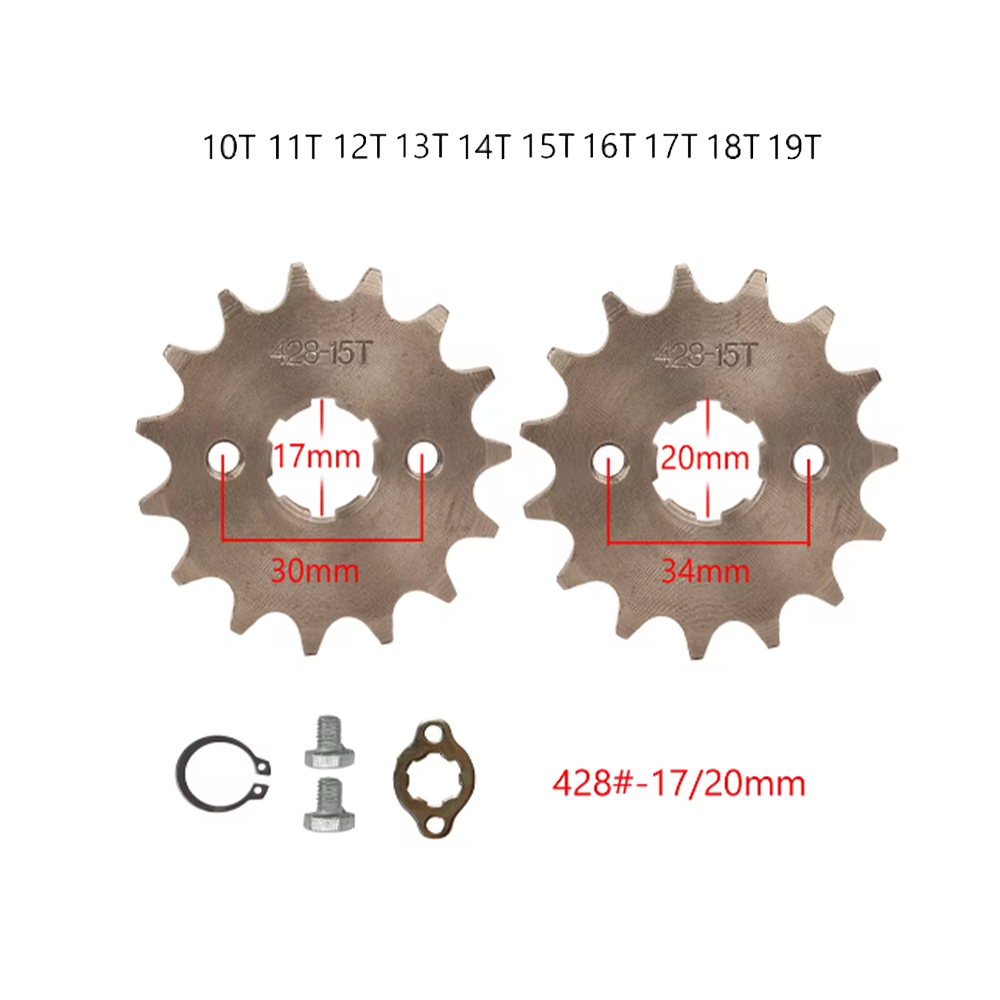 17 20mm 10T-19T Przednia zębat – 428 Chain recenzja i cena